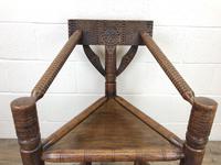 Antique Carved Oak Corner Chair (7 of 10) Antique Carved Oak Corner Chair (7 of 10)