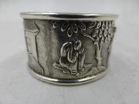 Antique Chinese Silver Napkin Ring Circa 1900 (2 of 5) Antique Chinese Silver Napkin Ring Circa 1900 (2 of 5)