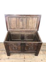 Small 18th Century Carved Oak Coffer (7 of 13) Small 18th Century Carved Oak Coffer (7 of 13)