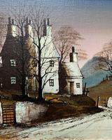 Ronald Folland Original Signed Winter Hamlet Landscape Oil Painting (4 of 12) Ronald Folland Original Signed Winter Hamlet Landscape Oil Painting (4 of 12)