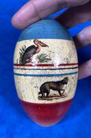 19th Century Skittles Game in Tunbridge Ware White Wood Painted Egg (19 of 21) 19th Century Skittles Game in Tunbridge Ware White Wood Painted Egg (19 of 21)