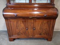 19th Century Figured Mahogany Cylinder Bureau Bookcase (11 of 12) 19th Century Figured Mahogany Cylinder Bureau Bookcase (11 of 12)