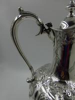 Fine Antique Victorian Silver Wine Jug. Birmingham 1859. (5 of 10) Fine Antique Victorian Silver Wine Jug. Birmingham 1859. (5 of 10)