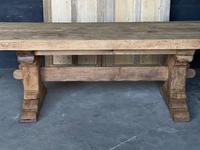 Superb Rustic Large Bleached Oak Farmhouse Table with Extensions (2 of 36) Superb Rustic Large Bleached Oak Farmhouse Table with Extensions (2 of 36)