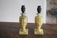 Antique Pair of Alabaster Table Lamps (3 of 10) Antique Pair of Alabaster Table Lamps (3 of 10)