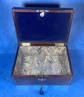 Georgian Brass Inlaid Mahogany Jewellery Box. (10 of 20) Georgian Brass Inlaid Mahogany Jewellery Box. (10 of 20)