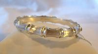 Vintage Silver Bamboo Bangle 1978 Ornate Bracelet 7" Length 13.7 Grams (5 of 12) Vintage Silver Bamboo Bangle 1978 Ornate Bracelet 7" Length 13.7 Grams (5 of 12)