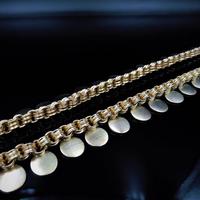 Antique Victorian Aesthetic Coin 18ct Yellow Gold on Sterling Silver Chain Collar Necklace (5 of 12) Antique Victorian Aesthetic Coin 18ct Yellow Gold on Sterling Silver Chain Collar Necklace (5 of 12)