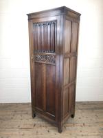 Early 20th Century Antique Oak Linenfold Hall Cupboard (12 of 13) Early 20th Century Antique Oak Linenfold Hall Cupboard (12 of 13)