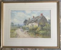 Thomas Noel Smith Watercolour - Mother & Child in Front of Thatched Cottage (2 of 2) Thomas Noel Smith Watercolour - Mother & Child in Front of Thatched Cottage (2 of 2)