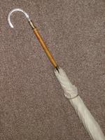 Antique Gold Plate English Made Umbrella With Lucite Crook Handle & Cream Canopy (16 of 17) Antique Gold Plate English Made Umbrella With Lucite Crook Handle & Cream Canopy (16 of 17)