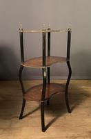 French Inlaid Three Tier Birds-eye Maple Etarge / Whatnot (3 of 11) French Inlaid Three Tier Birds-eye Maple Etarge / Whatnot (3 of 11)