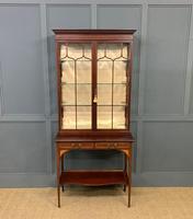 Inlaid Mahogany Display Cabinet by Shapland and Petter (14 of 21) Inlaid Mahogany Display Cabinet by Shapland and Petter (14 of 21)
