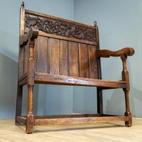 Carved Oak Bench (8 of 9) Carved Oak Bench (8 of 9)