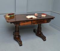Stunning William IV Rosewood Library / Writing Table (3 of 22) Stunning William IV Rosewood Library / Writing Table (3 of 22)