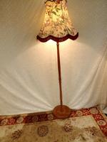 Teak Standard Lamp Retro Vintage with Shade