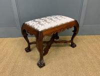 Georgian Style Walnut Stool c.1890 (3 of 8) Georgian Style Walnut Stool c.1890 (3 of 8)