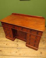 Victorian Antique Pedestal Desk, Hobbs & Co London (15 of 24) Victorian Antique Pedestal Desk, Hobbs & Co London (15 of 24)