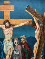 Superb 19th Century Old Master Biblical Christ Oil Portrait Painting - Gothic Oak Frame (11 of 17) Superb 19th Century Old Master Biblical Christ Oil Portrait Painting - Gothic Oak Frame (11 of 17)