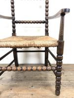 Antique Child’s Bobbin Chair with Rush Seat (6 of 10) Antique Child’s Bobbin Chair with Rush Seat (6 of 10)