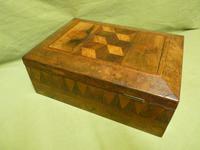 Large Tunbridge Ware Style Jewellery Box - Original Tray c.1870 (10 of 16) Large Tunbridge Ware Style Jewellery Box - Original Tray c.1870 (10 of 16)