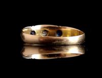 Antique Victorian Sapphire & Diamond Ring, 15ct Gold (5 of 12) Antique Victorian Sapphire & Diamond Ring, 15ct Gold (5 of 12)