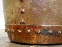 Late 19th Century Riveted Copper Log Bin (5 of 6) Late 19th Century Riveted Copper Log Bin (5 of 6)