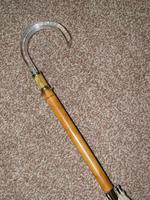 Antique Gold Plate English Made Umbrella With Lucite Crook Handle & Cream Canopy (10 of 17) Antique Gold Plate English Made Umbrella With Lucite Crook Handle & Cream Canopy (10 of 17)