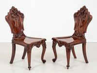 Amazing Pair of Mahogany Hall Chairs (3 of 7) Amazing Pair of Mahogany Hall Chairs (3 of 7)