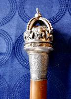 Malacca Walking Cane with Sliver Crown Pommel by J Wippell & Co Ltd 1916 (3 of 11) Malacca Walking Cane with Sliver Crown Pommel by J Wippell & Co Ltd 1916 (3 of 11)