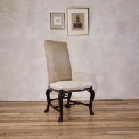 18th Century Ebonised & Upholstered Queen Anne Side Chair (9 of 13) 18th Century Ebonised & Upholstered Queen Anne Side Chair (9 of 13)