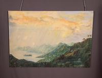 Large Mid century Oil on Canvas St Lucia (4 of 7) Large Mid century Oil on Canvas St Lucia (4 of 7)