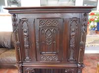 Country Oak Gothic Revival Cupboard 1880 (2 of 10) Country Oak Gothic Revival Cupboard 1880 (2 of 10)