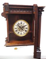 Interesting Rare German Striking Bracket Clock by Lenzkirch in Gothic Oak Glazed Case (9 of 13) Interesting Rare German Striking Bracket Clock by Lenzkirch in Gothic Oak Glazed Case (9 of 13)