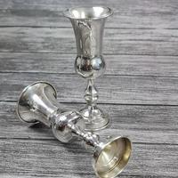Fine Pair of HM Silver Kiddush Cups London 1923 (5 of 12) Fine Pair of HM Silver Kiddush Cups London 1923 (5 of 12)