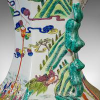Very Large Pair, Antique Decorative Vases, Oriental, Ceramic, Urn c.1900 (4 of 12) Very Large Pair, Antique Decorative Vases, Oriental, Ceramic, Urn c.1900 (4 of 12)