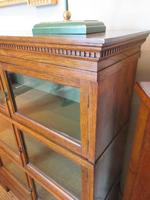 Superb Antique Oak Barrister's Double Glazed Bookcase (8 of 11) Superb Antique Oak Barrister's Double Glazed Bookcase (8 of 11)