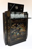 Art Deco Chinoiserie Cocktail Cabinet 1930s