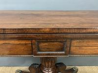 Regency Period Inlaid Rosewood Card Table (15 of 20) Regency Period Inlaid Rosewood Card Table (15 of 20)
