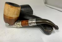 Antique Silver Mounted Smokers Pipe c.1910 (2 of 5) Antique Silver Mounted Smokers Pipe c.1910 (2 of 5)