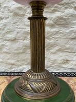 Tall 19thc Art-nouveau Primrose Yellow & Pink Twin Burning Duplex Table Oil Lamp (10 of 12) Tall 19thc Art-nouveau Primrose Yellow & Pink Twin Burning Duplex Table Oil Lamp (10 of 12)