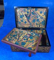 William IV Burr Maple & Rosewood Jewellery Box (7 of 12) William IV Burr Maple & Rosewood Jewellery Box (7 of 12)