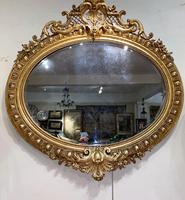 Large Gilt Oval Mirror (7 of 8) Large Gilt Oval Mirror (7 of 8)