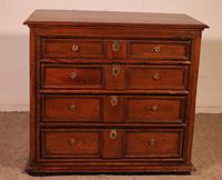 English Oak Chest of Drawers - Early 18th Century