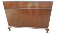 Serpentine Fronted Walnut Kneehole Writing Desk (7 of 12) Serpentine Fronted Walnut Kneehole Writing Desk (7 of 12)