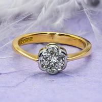 The Vintage 1989 Daisy Cluster Ring (2 of 7) The Vintage 1989 Daisy Cluster Ring (2 of 7)