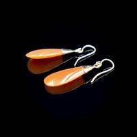 Antique Carnelian Agate 9ct Gold Drop Dangle Earrings (3 of 5) Antique Carnelian Agate 9ct Gold Drop Dangle Earrings (3 of 5)