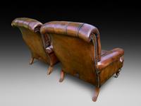 Pair of Leather Library Chairs (4 of 4) Pair of Leather Library Chairs (4 of 4)
