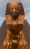 19th Century Bronze Egyptian Sphinx (5 of 11) 19th Century Bronze Egyptian Sphinx (5 of 11)