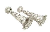 Pair of Antique Art Nouveau Sterling Silver 10 1/2" Vases 1905 (2 of 9) Pair of Antique Art Nouveau Sterling Silver 10 1/2" Vases 1905 (2 of 9)